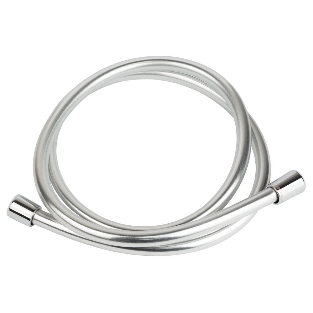 Шланг для душу 1/2" ПВХ 3-х шаровий з підшипником сріблястий 150см CORSO XB-0133 (9691611)