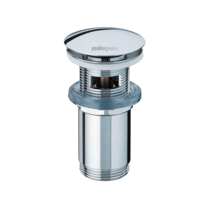 Клапан донный для раковины Click-Clack с переливом 1¼" 100-119мм WIRQUIN (9545500)