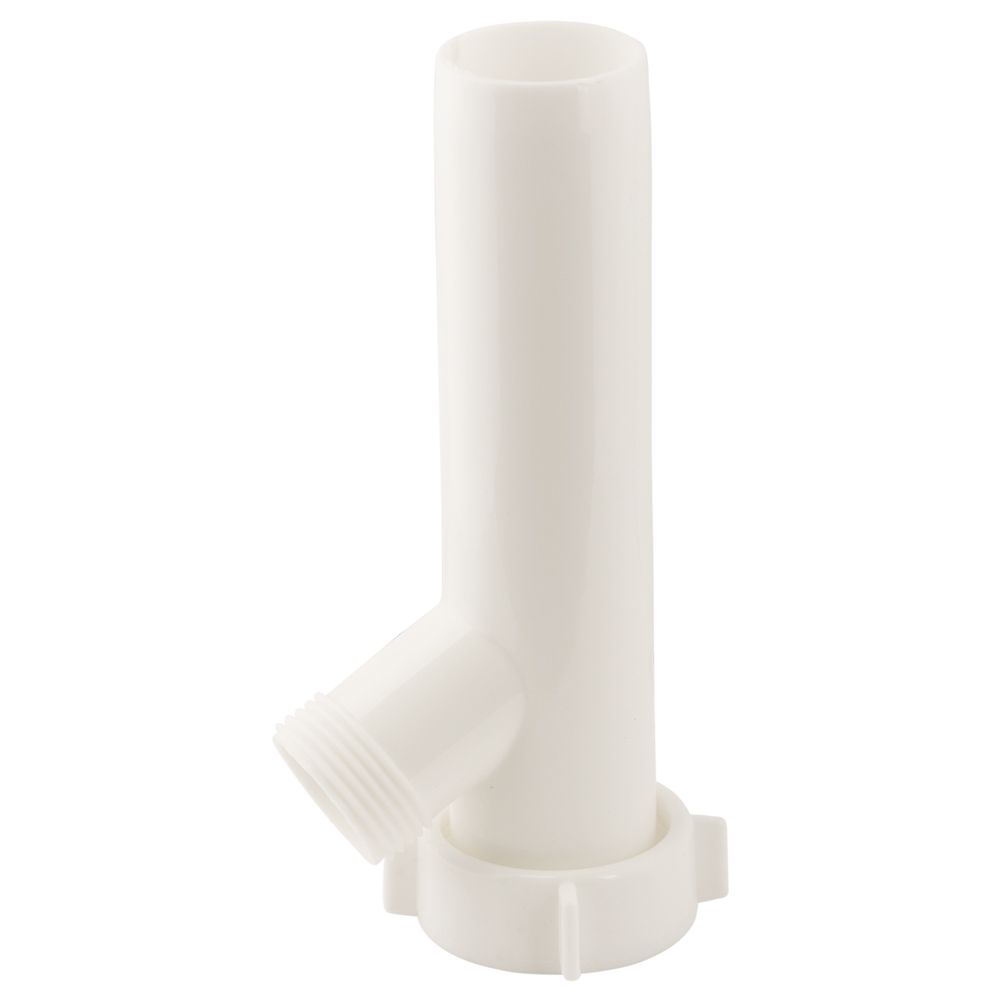 Сифон для кухонної мийки з пластиковим випуском 3½" підведенням під пральну машину круглим переливом і гнучким відведенням D40/50мм (чорний) Tau