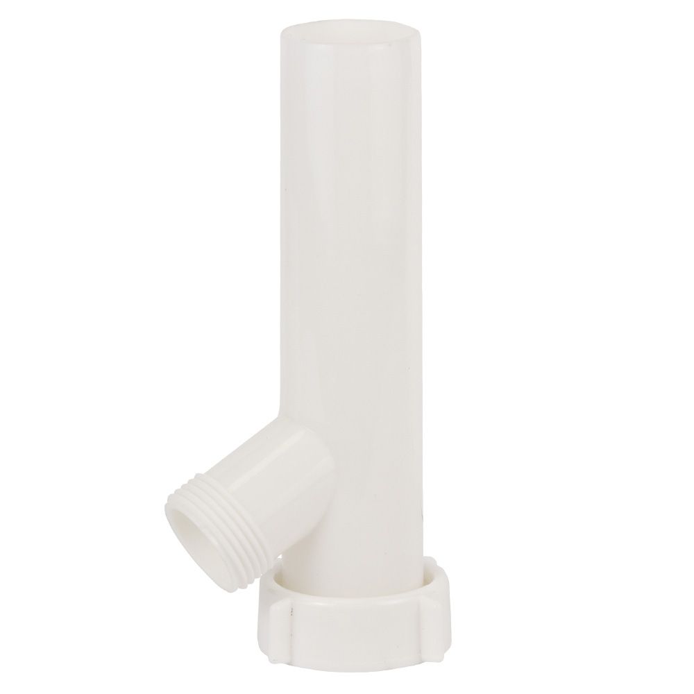 Сифон для кухонної мийки з нержавіючим випуском 3½" виводом під пральну машину, круглим переливом і