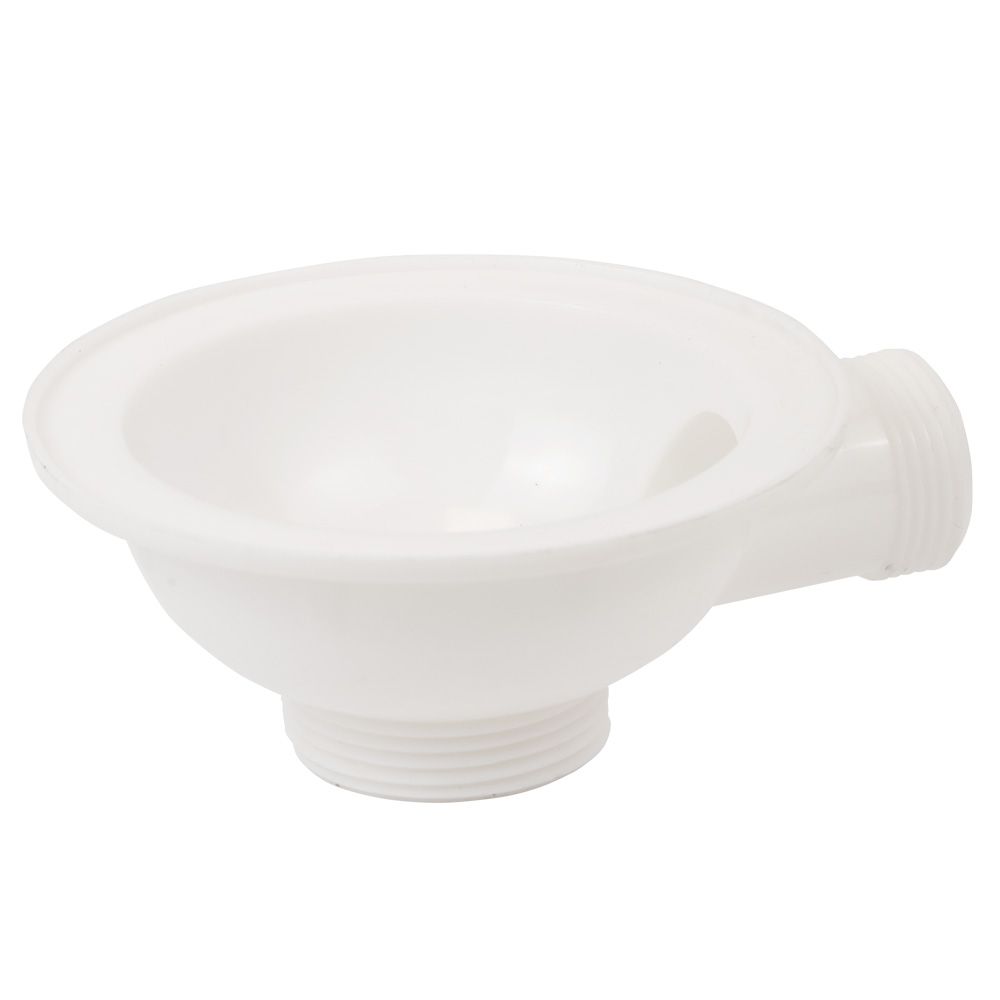 Сифон для кухонної мийки з нержавіючим випуском 3½" квадратним переливом і гнучким відведенням Ø40/5