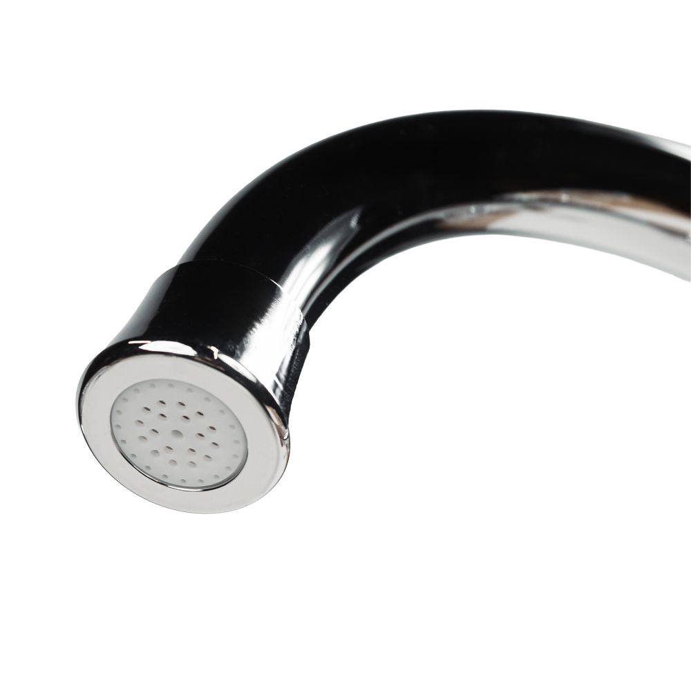 Кран-водонагрівач проточний s92 3.3кВт для ванни вилив вухо на гайці з дисплеєм і термостатом AQUATI