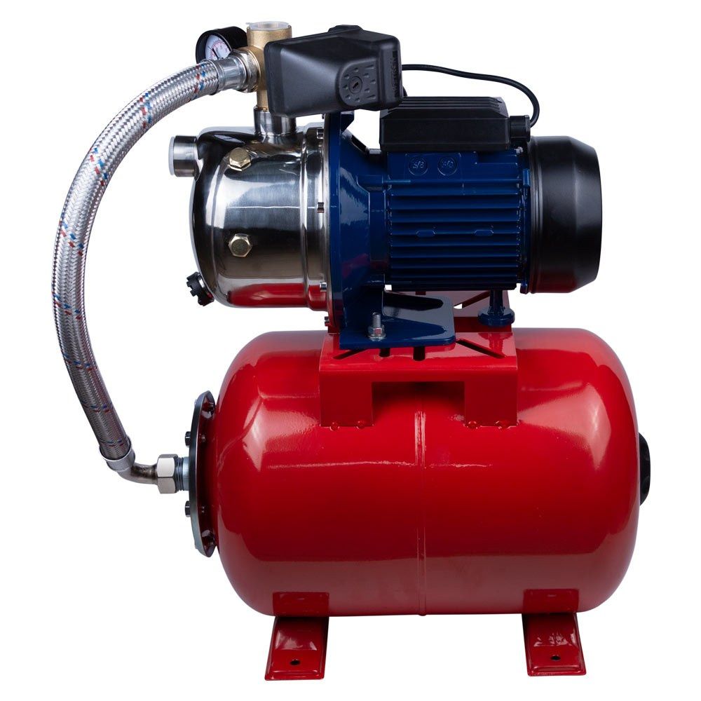 Станція 1.1кВт Hmax 48м Qmax 60л/хв (самовсмоктуючий насос нерж) 24л Україна WETRON JETS100А5 (77505