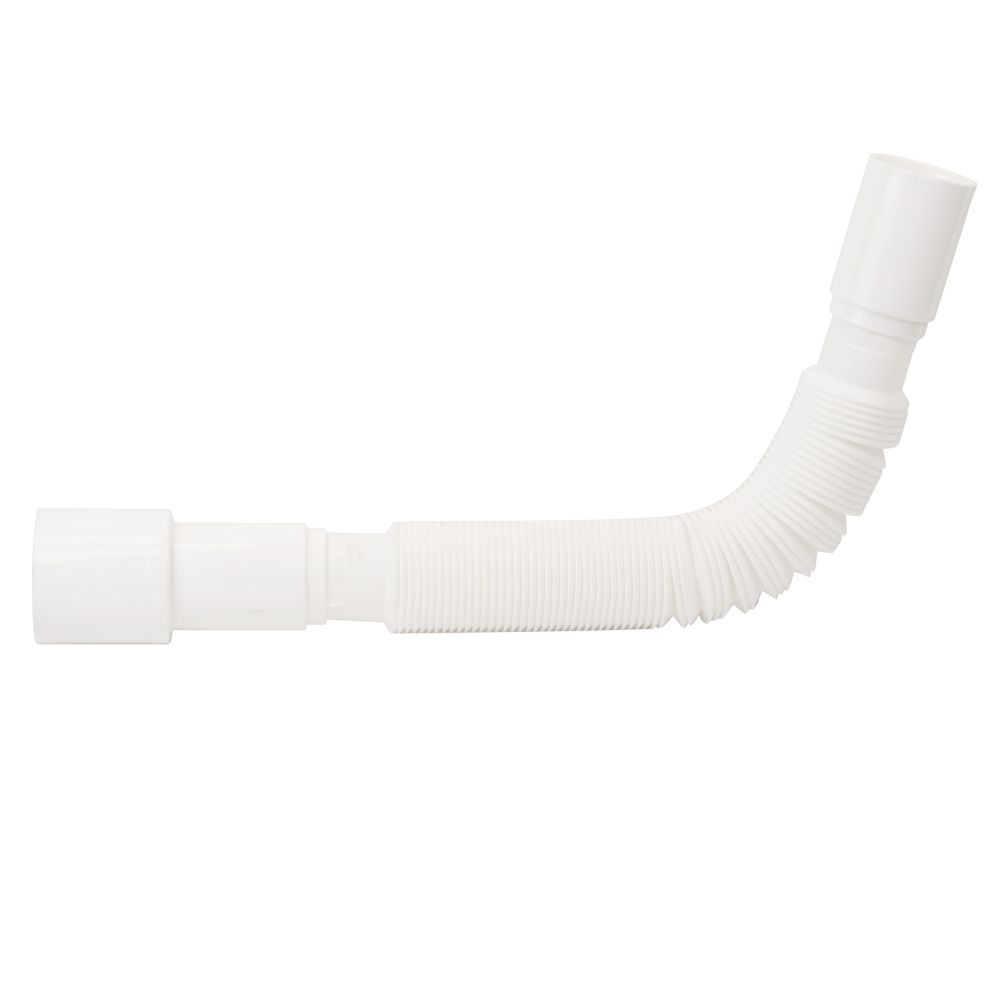 Сифон для кухонної мийки з нержавіючим випуском 3½" виводом під пральну машину, квадратним переливом