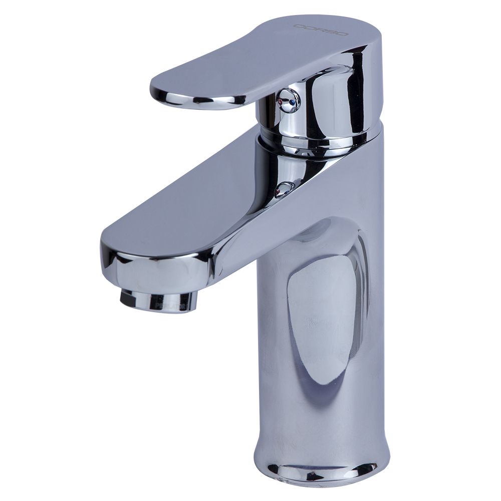 Змішувач MARMORE Ø35 для раковини литий на гайці CORSO DB-1A138C (9623000)