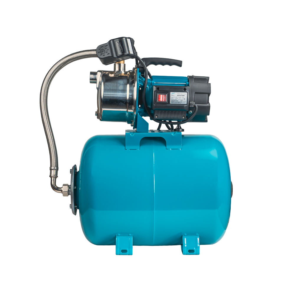 Станція 1.0кВт Hmax 44м Qmax 73л/хв нерж (самовсмоктувальний насос нерж) 50л Україна LEO (775313/50)