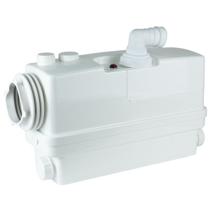 Станція каналізаційна 0.6кВт Hmax 8.5м Qmax 110л/хв 3 входу + боковий вхід 90мм LEO 3.0 WC601В (7769