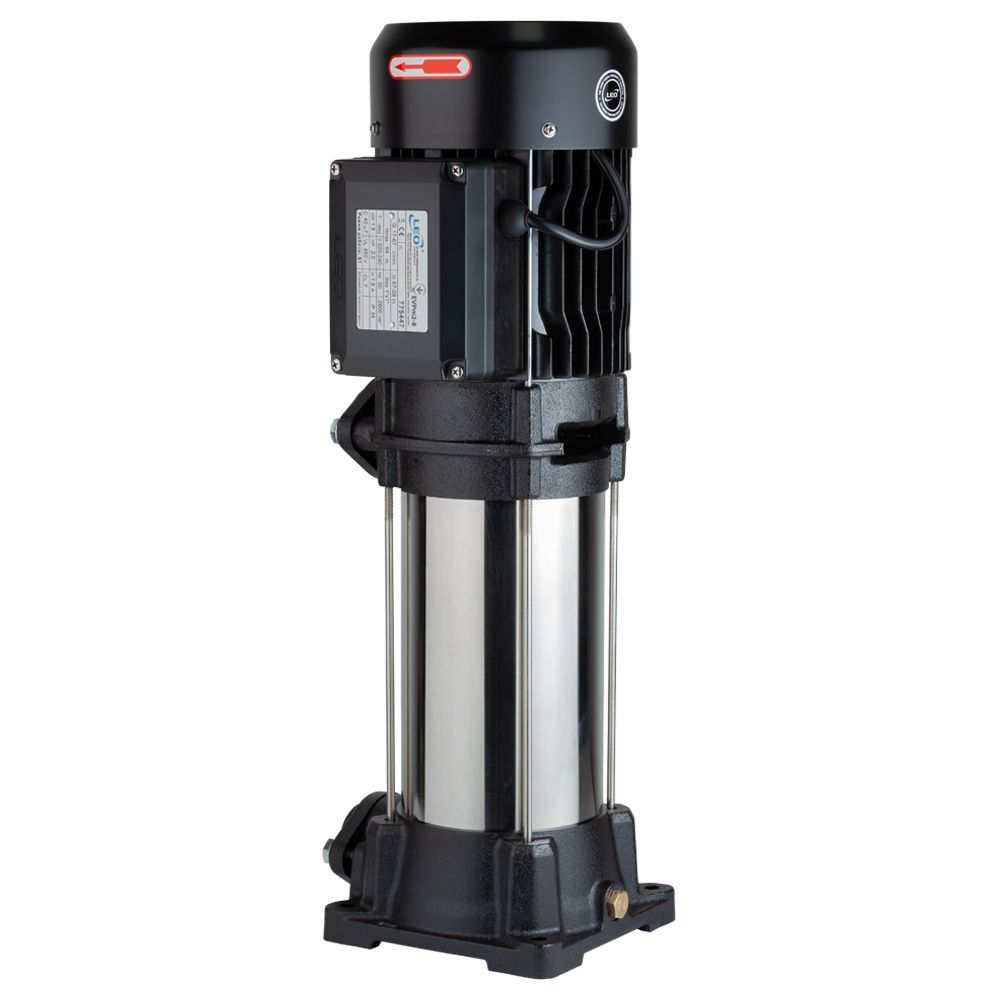 Насос відцентровий багатоступінчастий вертикальний 1.5кВт Hmax 94м Qmax 67л/хв LEO 3.0 EVPm2-8 (7754