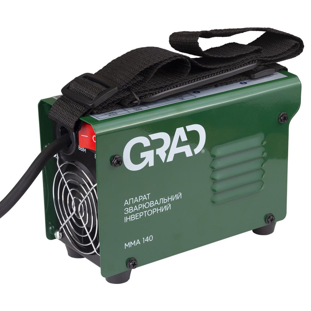 Апарат зварювальний інверторний ММА-140А електрод 4мм GRAD (5387915)