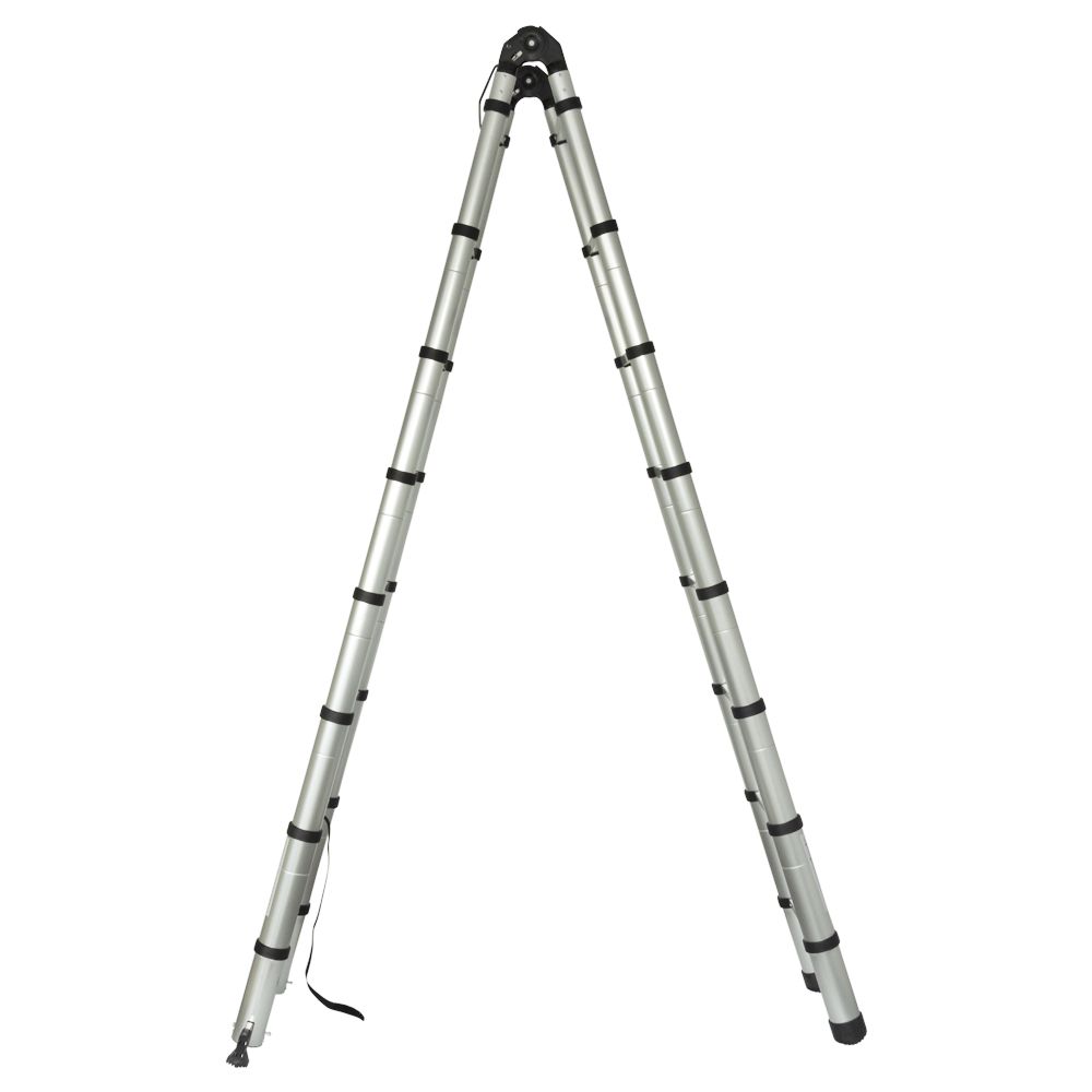 Драбина телескопічна універсальна 16 сходинок 5.0м FLORA (5033434)