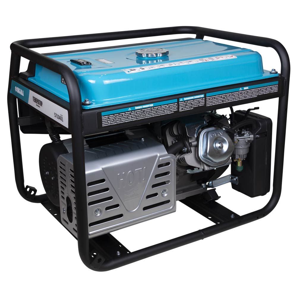 Генератор бензиновый 220В 2.8/3.0кВт 4-х тактный ручной запуск SIGMA (5710401)
