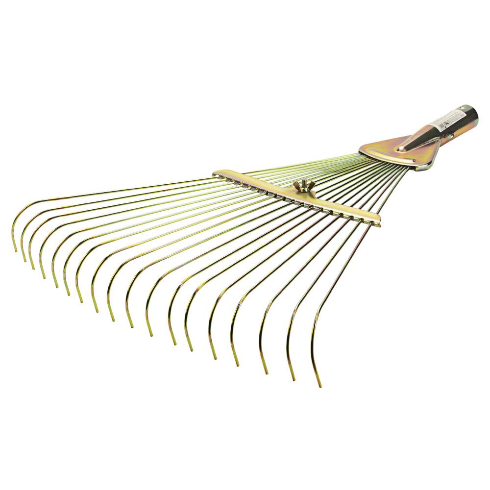 Граблі віялові розсувні 18 дротяних зубців 520×250мм GRAD (5052075)