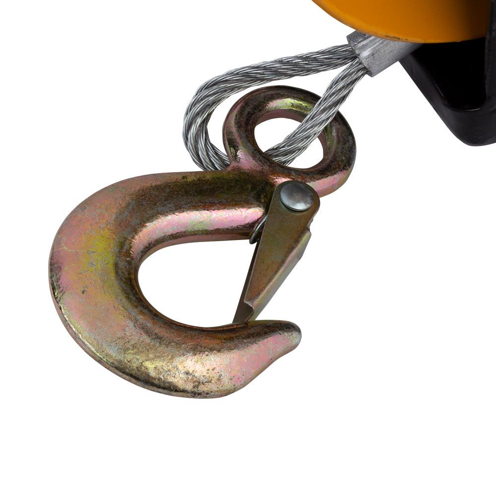 Лебедка ручная барабанная стальной трос 10м×5мм, 900кг SIGMA (6134021)