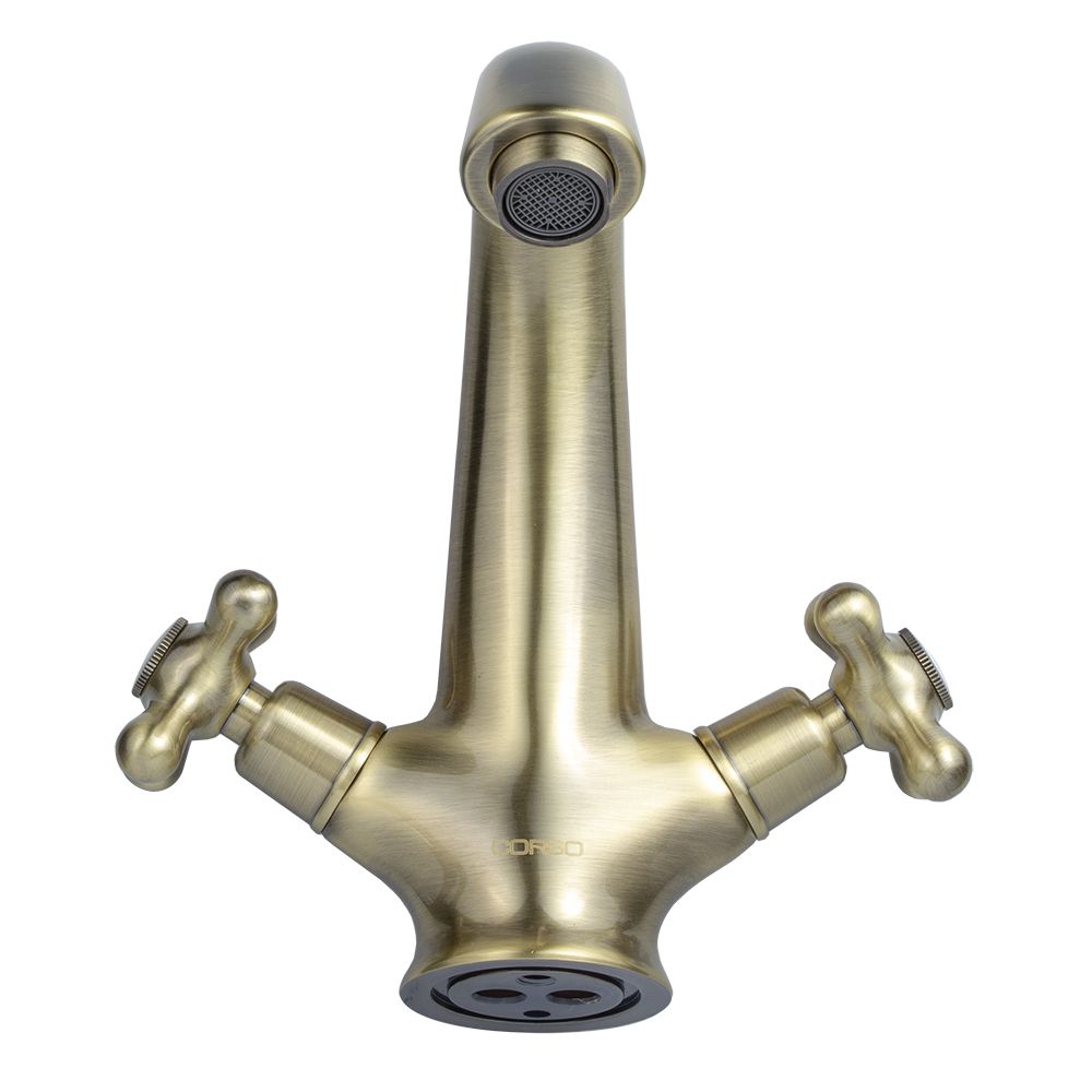 Змішувач BRENTA 1/2" для раковини литий на шпильці CORSO FE-2A152K (9679004)