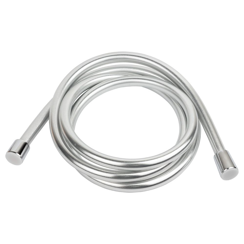 Шланг для душу 1/2" ПВХ 3-х шаровий з підшипником сріблястий 200см CORSO XB-0138 (9691613)