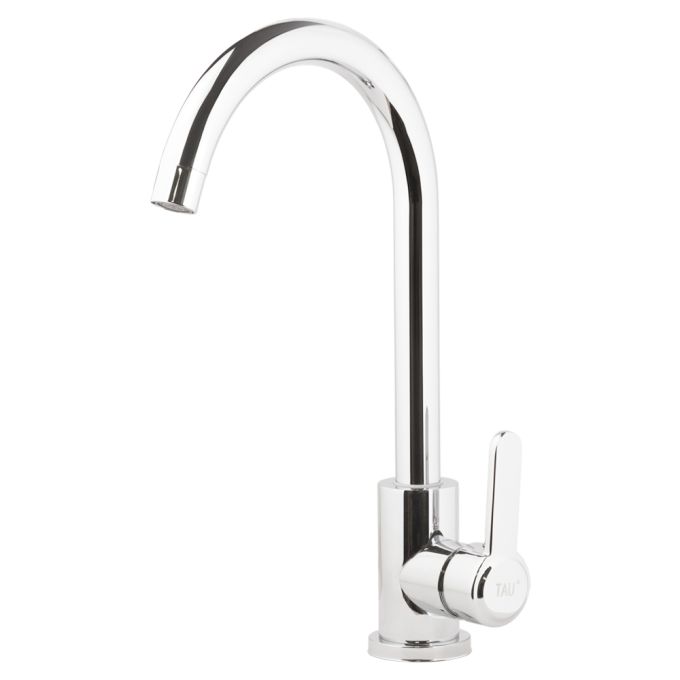 Змішувач s18 Ø35 для кухні вилив вухо на гайці SS TAU (9818100)