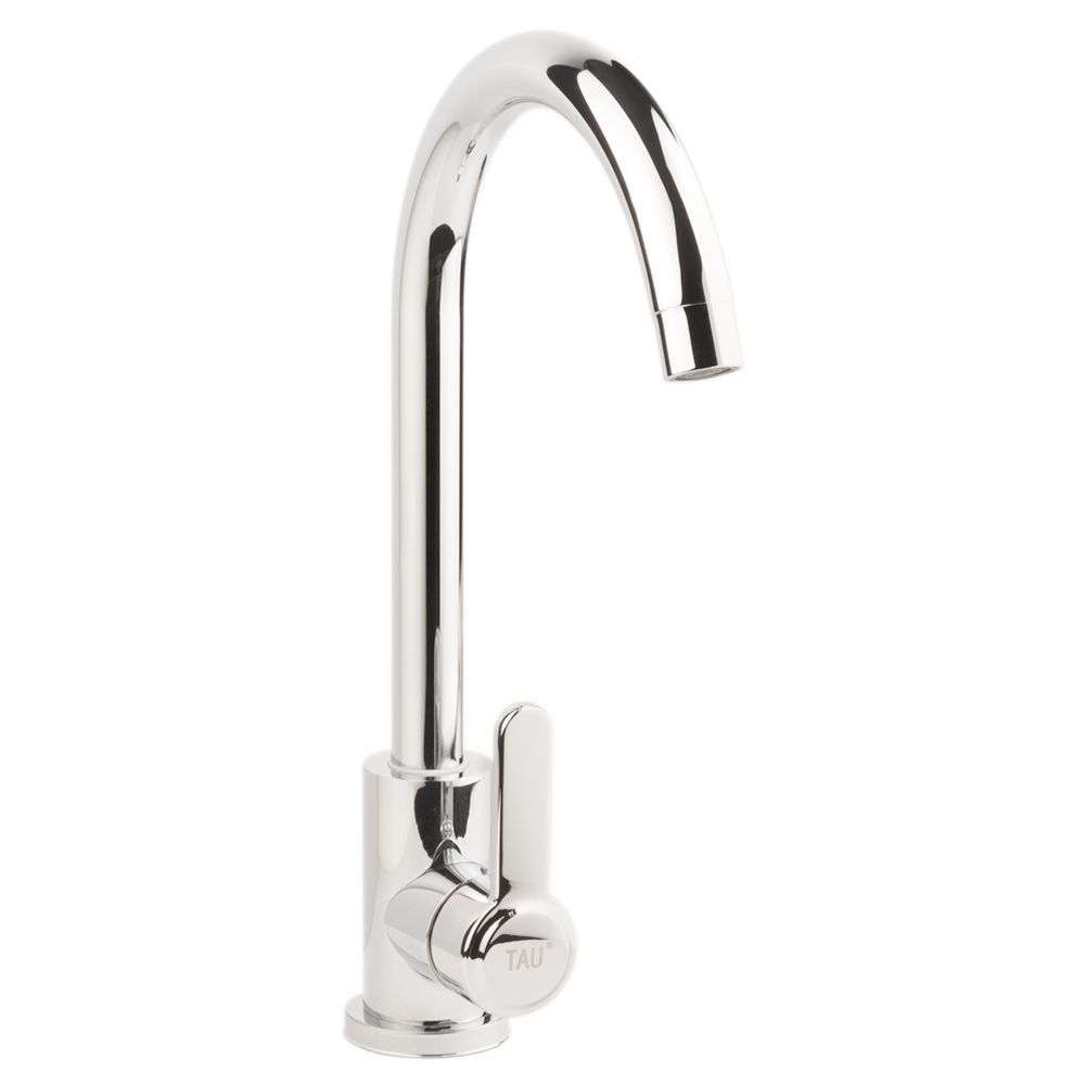 Змішувач s18 Ø35 для кухні вилив вухо на гайці SS TAU (9818100)