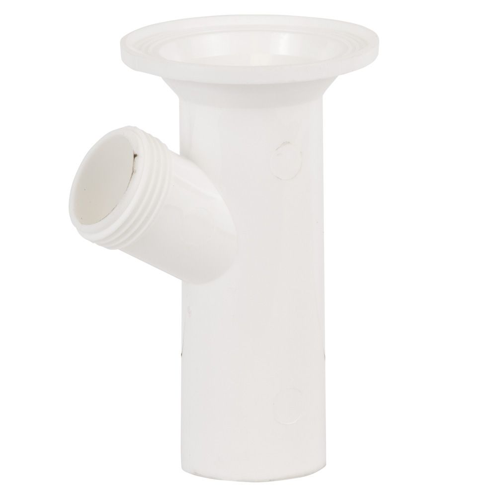 Сифон для раковини з випуском з нерж. сталі виведенням під пральну машину і гнучким відведенням 1½"×