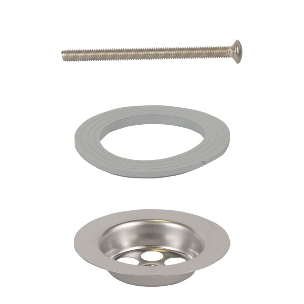 Сифон для раковини з випуском з нерж. сталі виведенням під пральну машину і гнучким відведенням 1½"×