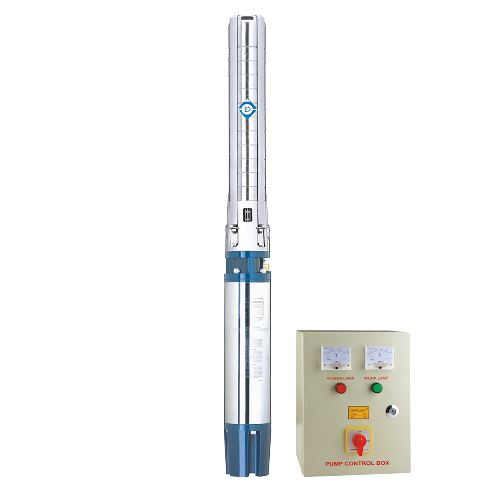 Насос відцентровий 380В 30кВт H 149(90)м Q 2000(1500)л/хв Ø203мм колеса нерж сталь+пульт (з 3х ЧАСТИ