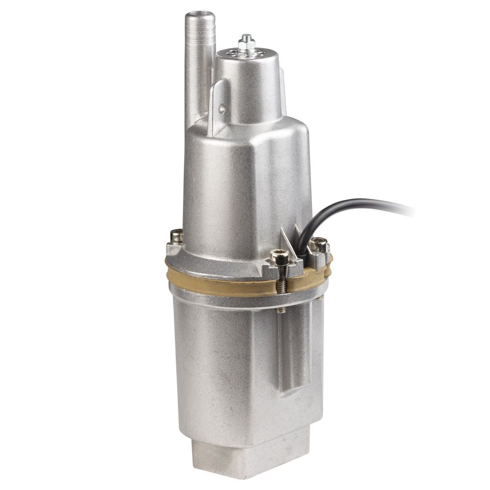 Насос вібраційний 0.25кВт H 75м Q 18л/хв Ø100мм 10м кабелю верхній вхід WETRON WVM60 (778382)