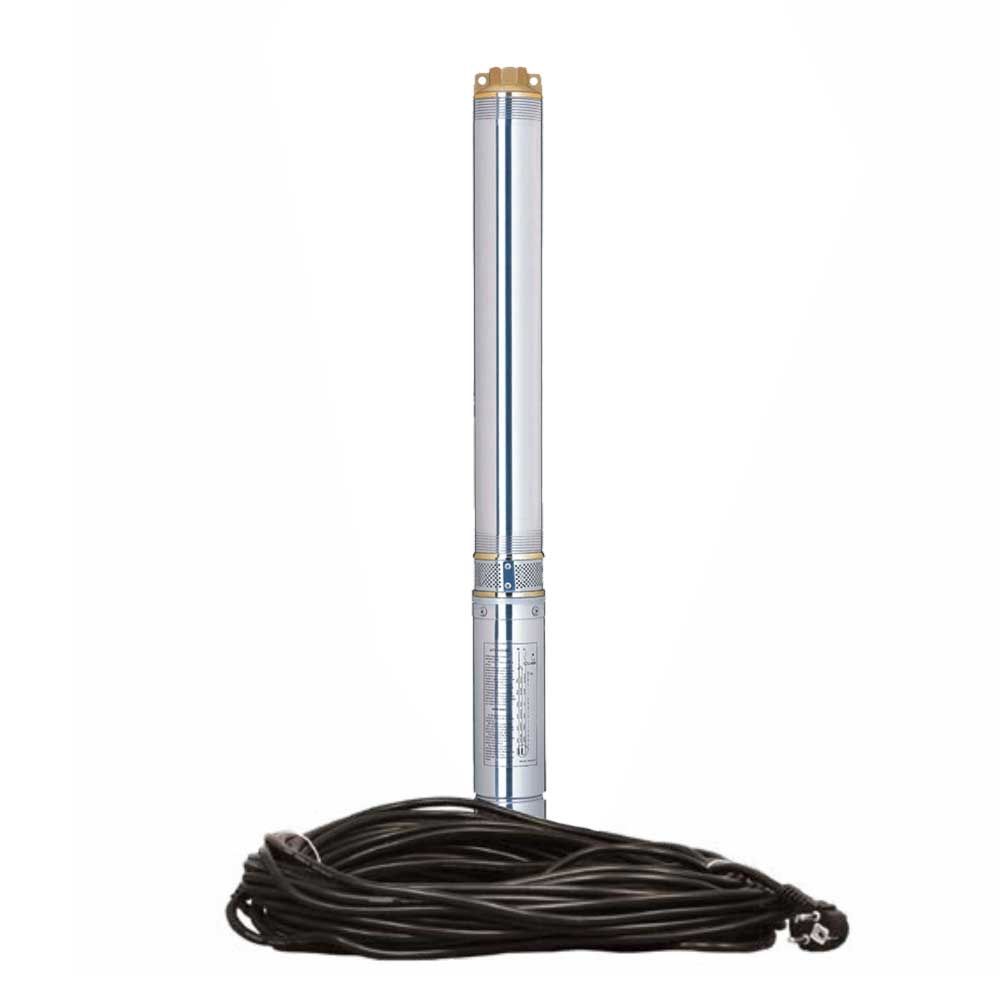 Насос відцентровий свердловинний 0.37кВт H 66(43)м Q 40(25)л/хв Ø66мм (кабель 30м) DONGYIN 2.5SEm1.8