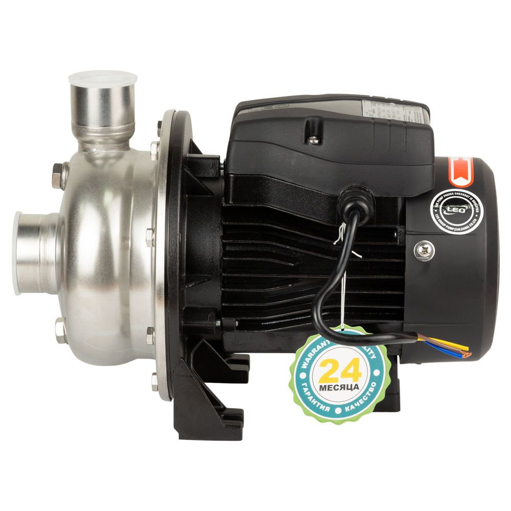 Насос центробежный 0.37кВт Hmax 11м Qmax 167л/мин нерж LEO 3.0 ABK50D (775531)