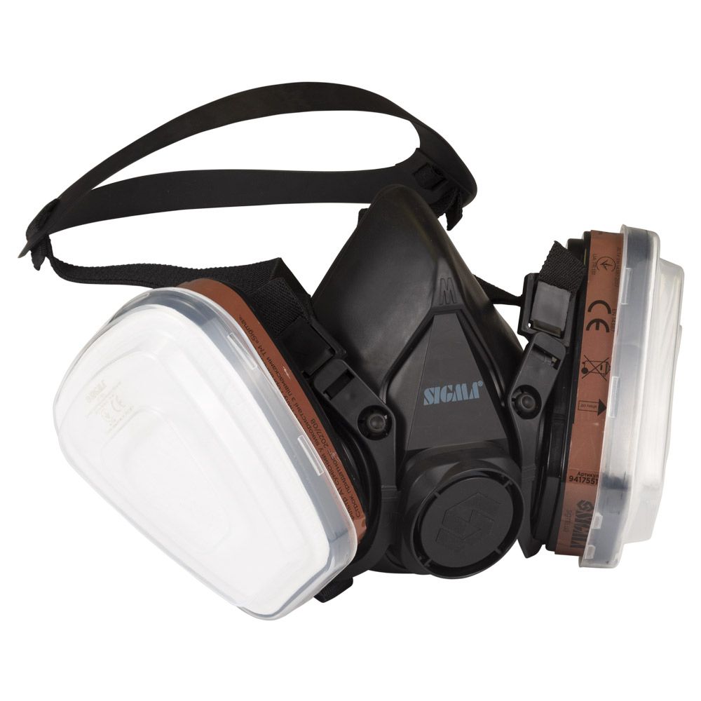 Півмаска Defender Eco з фільтрами А1 SIGMA (9417551)