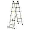 Драбина телескопічна універсальна 12 сходинок 3.8м FLORA (5033414)