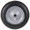 Колесо для тачки бескамерное полиуретановое 14" (3.50-8) 370×80мм ось Ø16мм длина 90мм FLORA (50583