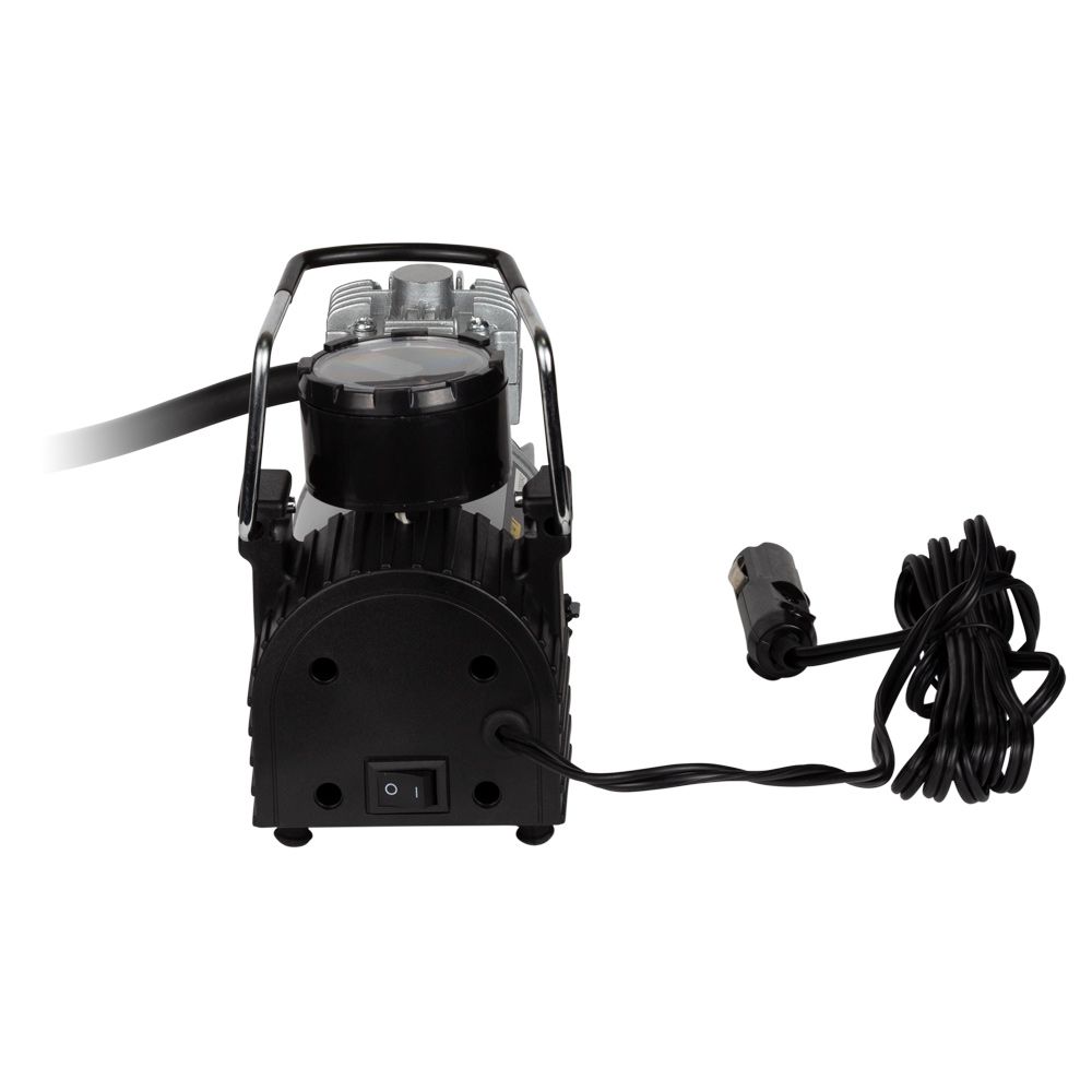 Компрессор автомобильный автостоп 12В 180Вт 15А 35л/мин 10бар сумка, переходник на клеммы SIGMA (617025