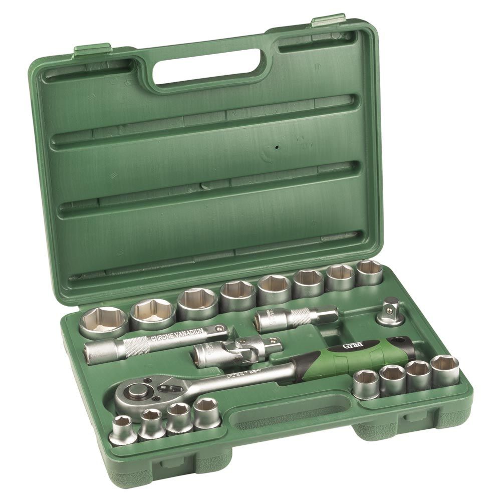 Набор насадок торцевых 1/2" 21шт GRAD (6004225)