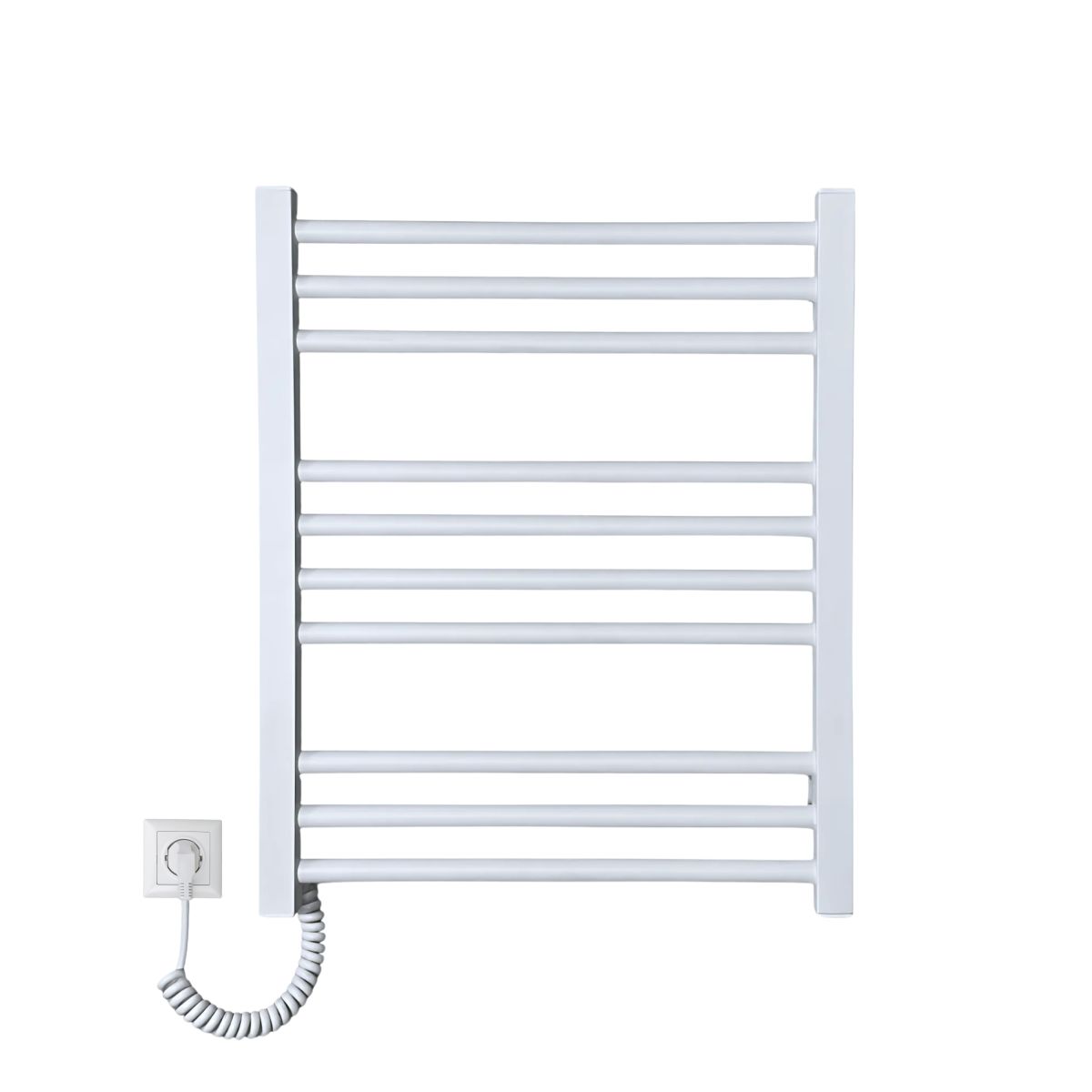 Рушникосушарка електрична Carino ARIANNA з кнопкою Білий матовий 590*490