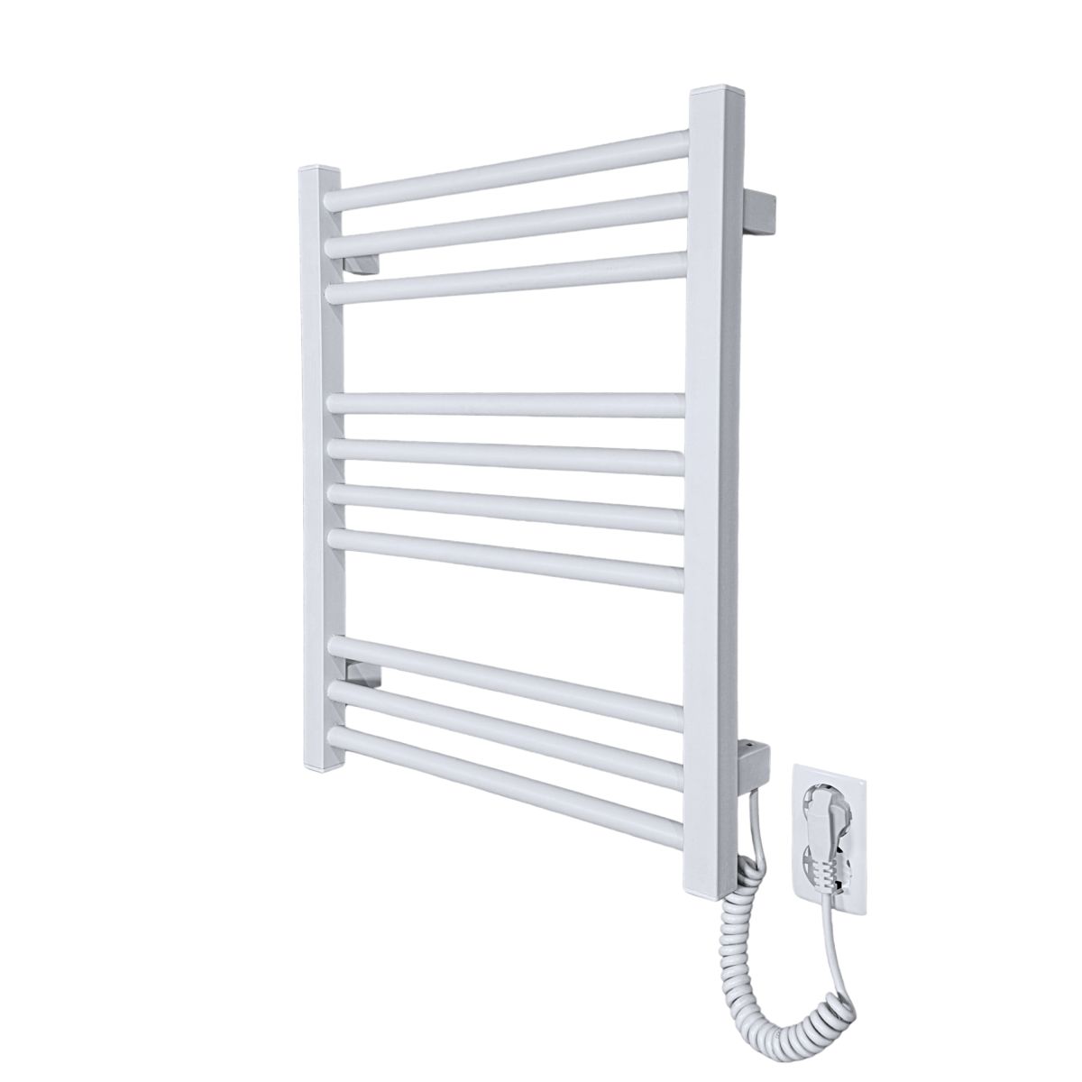 Рушникосушарка електрична Carino ARIANNA з кнопкою Білий матовий 590*490