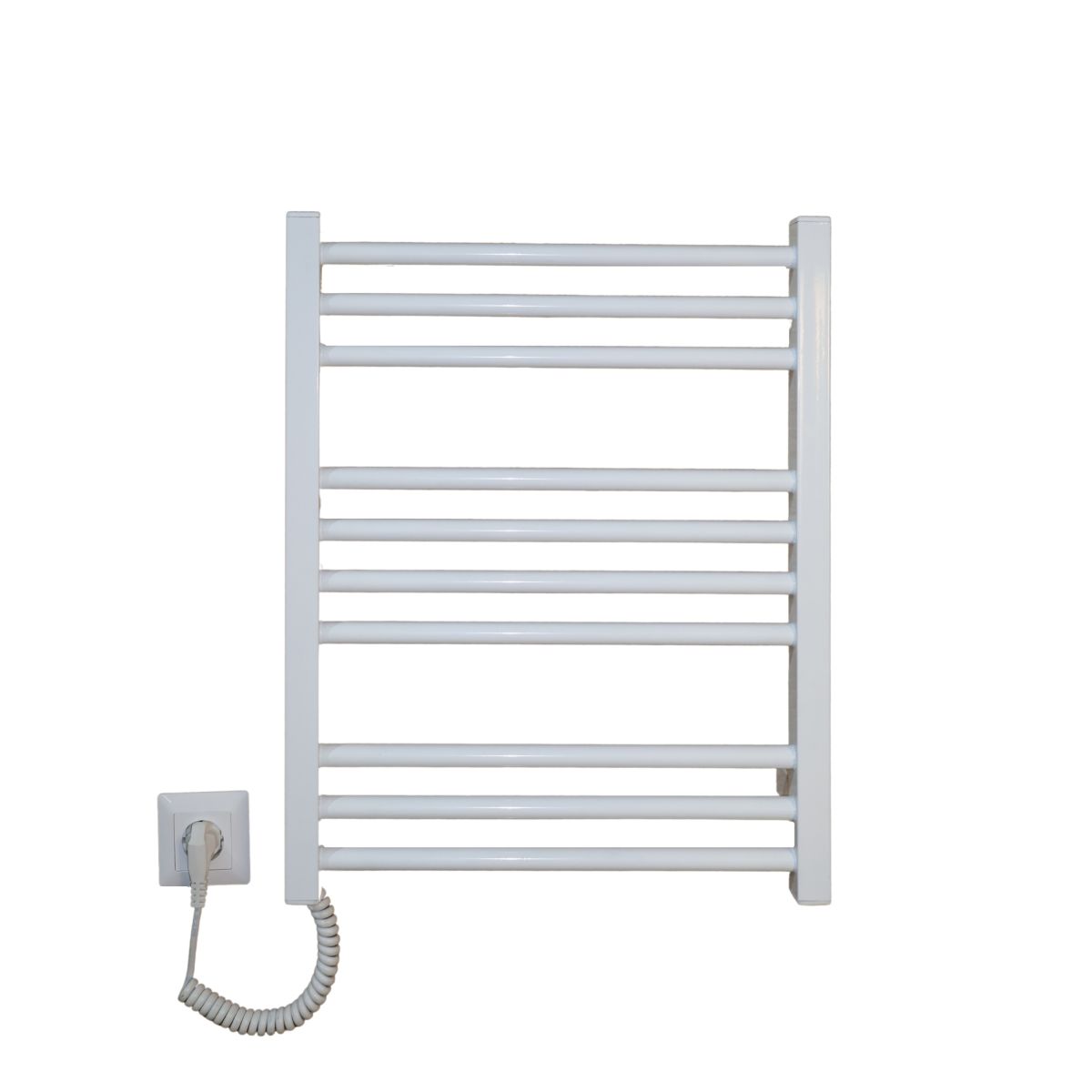 Рушникосушарка електрична Carino ARIANNA з кнопкою Білий глянець 590*490