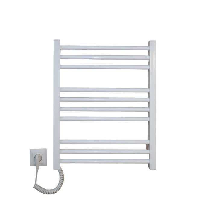 Рушникосушарка електрична Carino ARIANNA з кнопкою Білий глянець 590*490