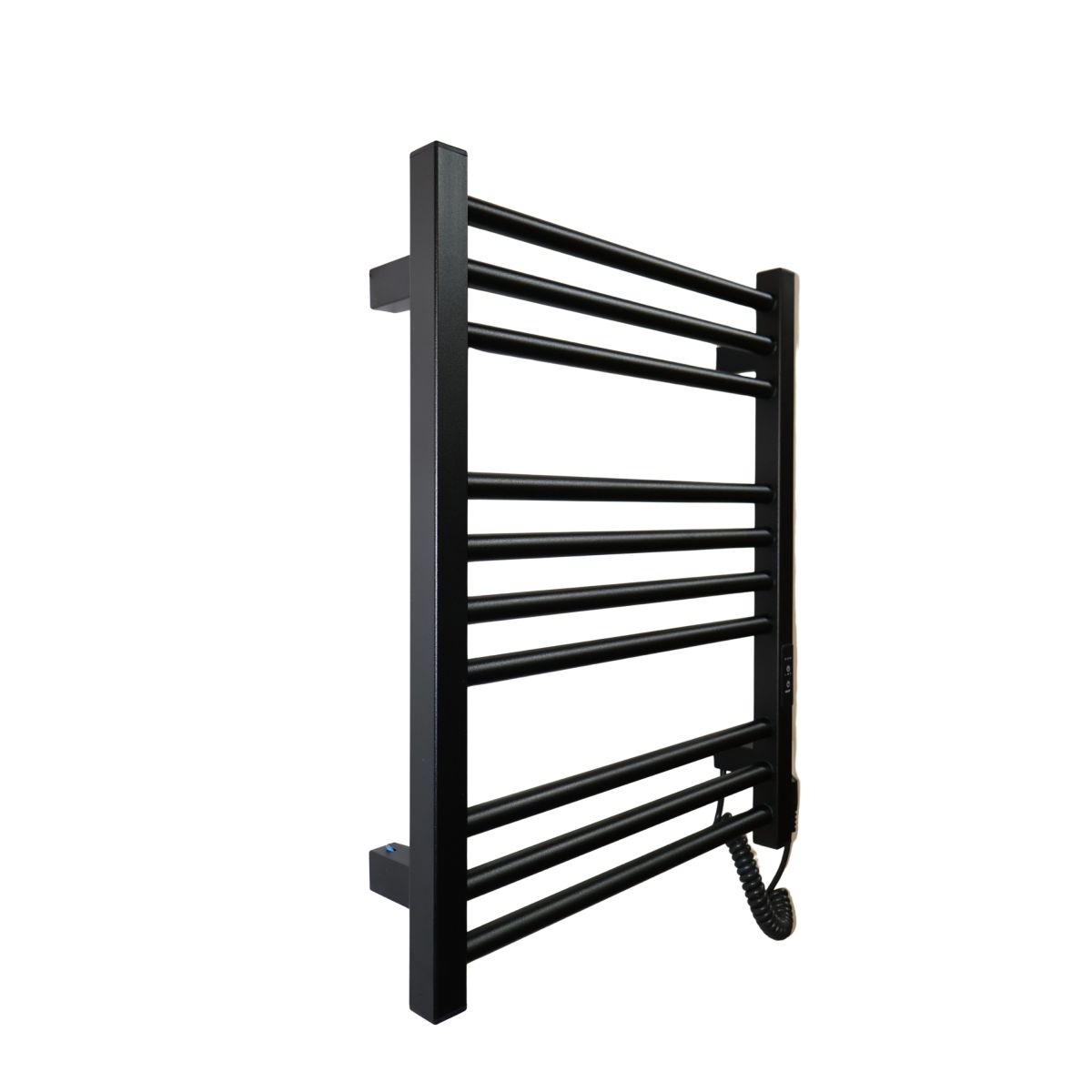 Рушникосушарка електрична Carino ARIANNA з контроллером Чорний матовий 590*490