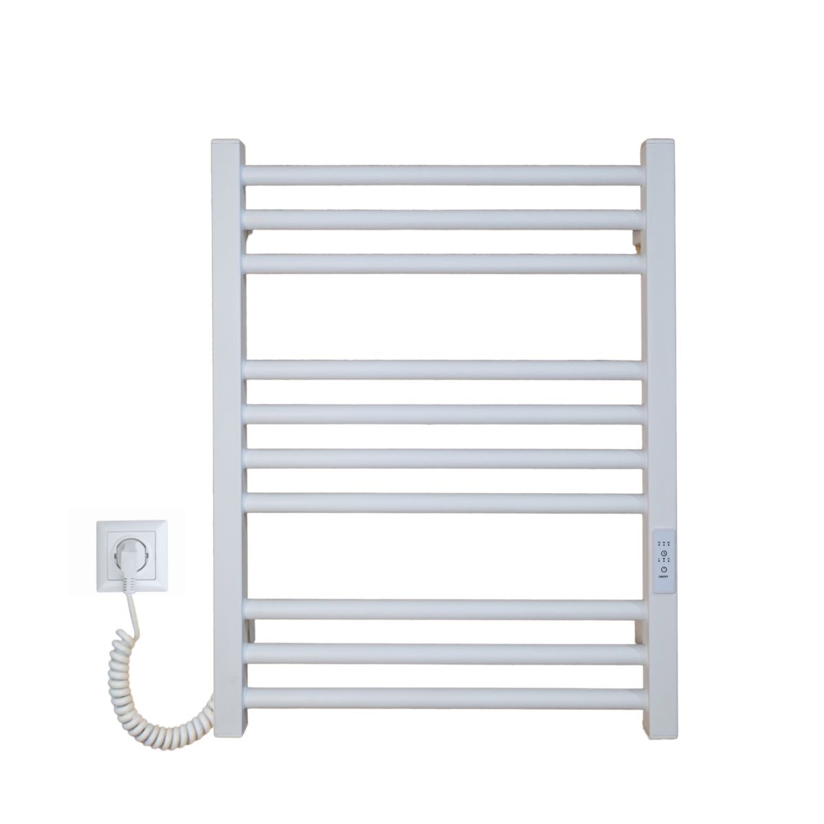 Рушникосушарка електрична Carino ARIANNA з контроллером Білий матовий 590*490