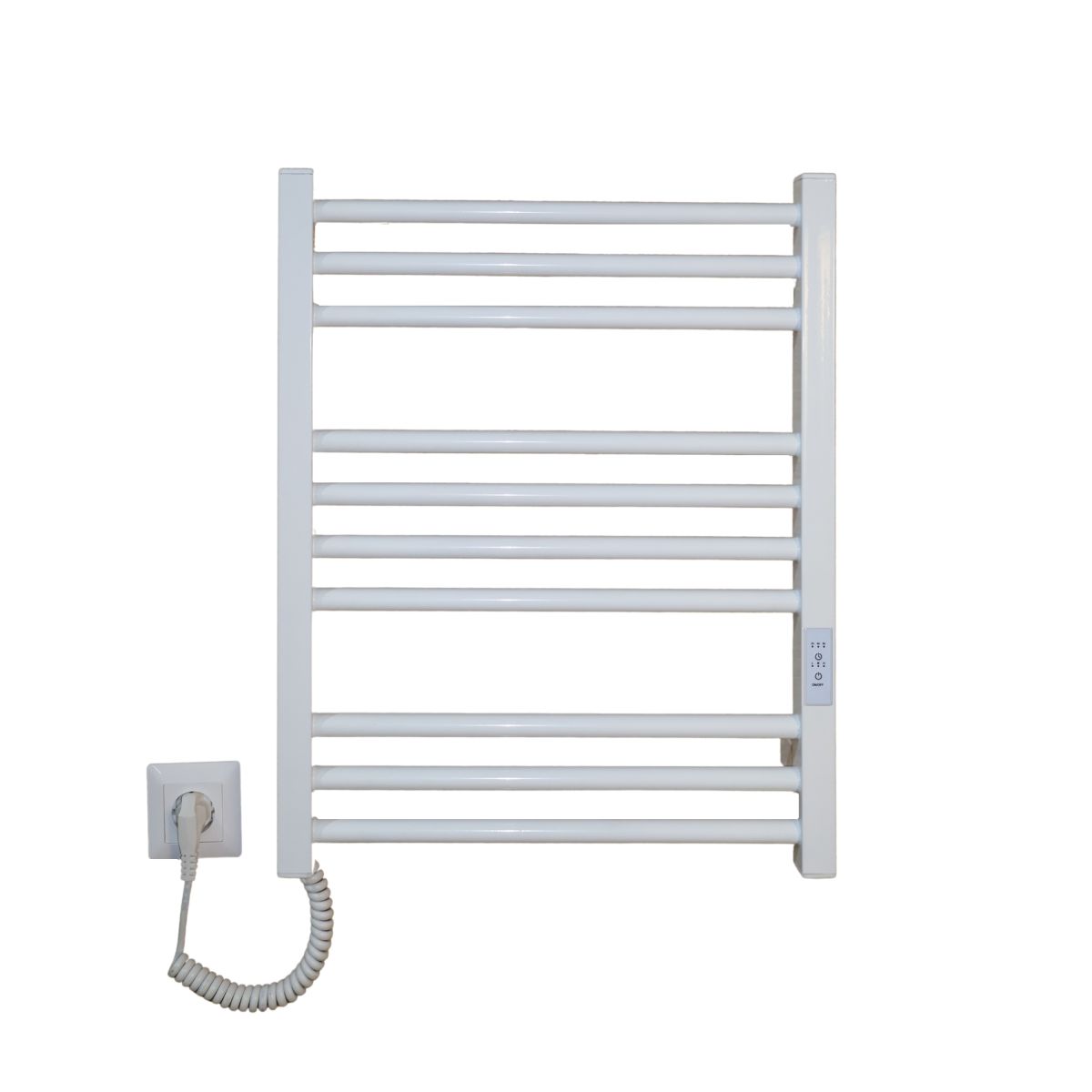 Рушникосушарка електрична Carino ARIANNA з контроллером Білий глянець 590*490