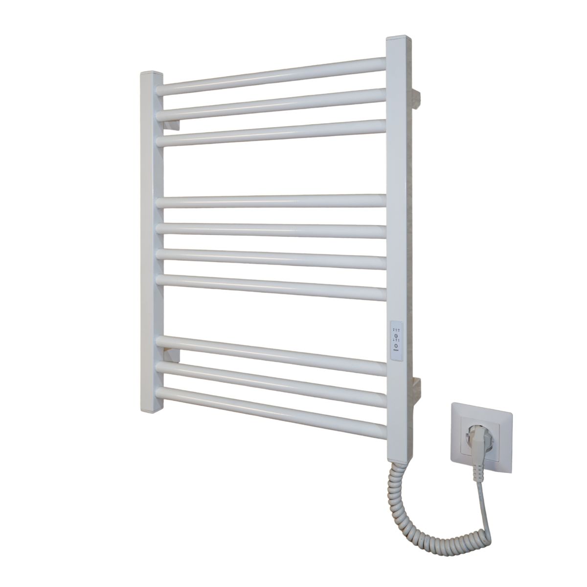 Рушникосушарка електрична Carino ARIANNA з контроллером Білий глянець 590*490