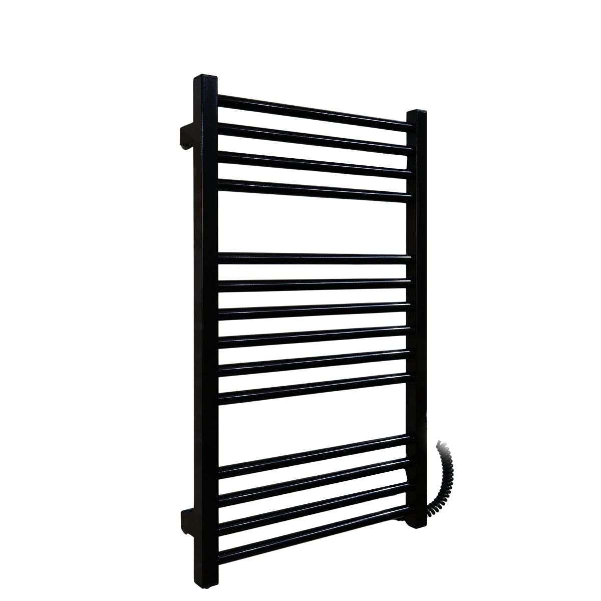 Рушникосушарка електрична Carino ARIANNA з кнопкою Чорний глянець 790*490