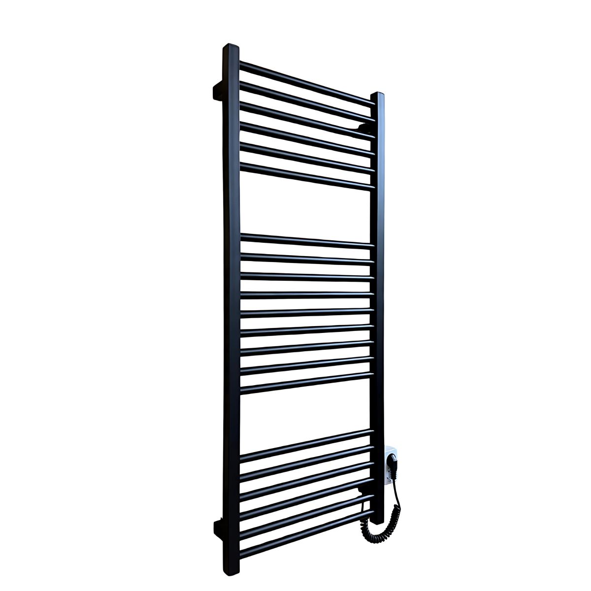 Рушникосушарка електрична Carino ARIANNA з кнопкою Чорний матовий 1190*490