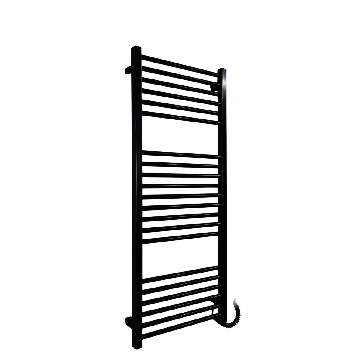 Рушникосушарка електрична Carino ARIANNA з кнопкою Чорний глянець 1190*490