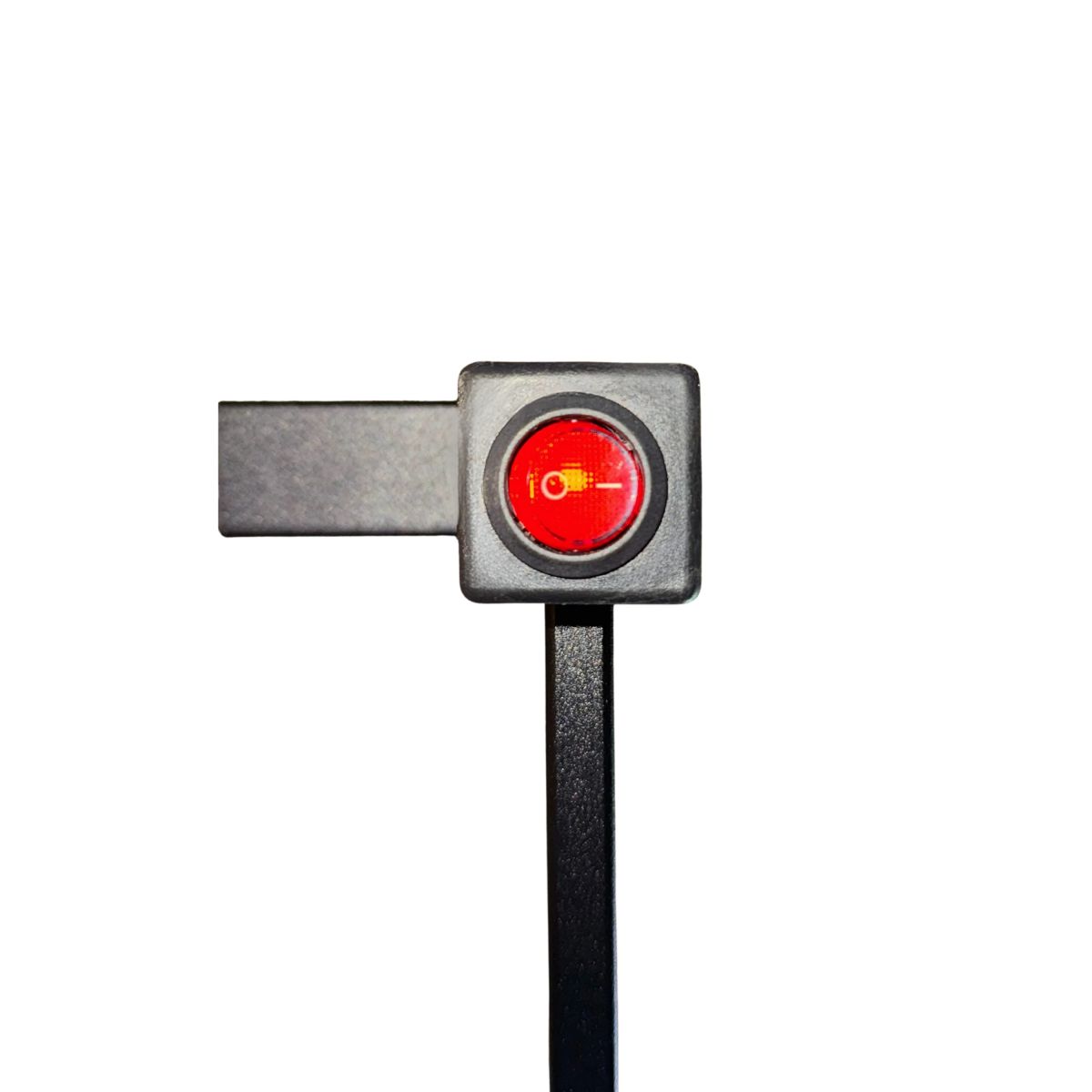 Рушникосушарка електрична Carino LORENZO з кнопкою Чорний матовий 590*490