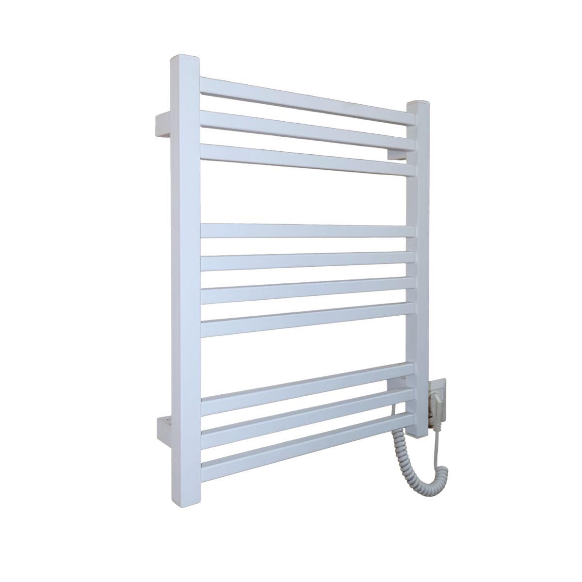 Рушникосушарка електрична Carino LORENZO з кнопкою Білий матовий 590*490