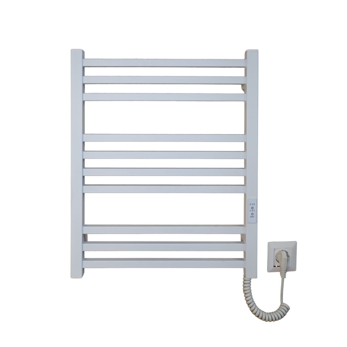 Рушникосушарка електрична Carino LORENZO з контроллером Білий матовий 590*490