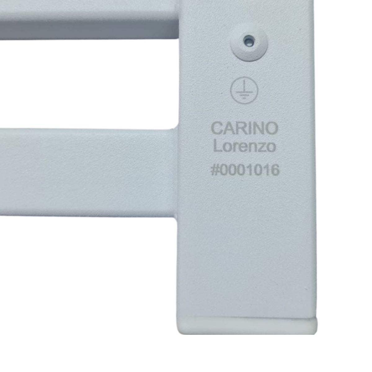 Рушникосушарка електрична Carino LORENZO з контроллером Білий глянець 590*490