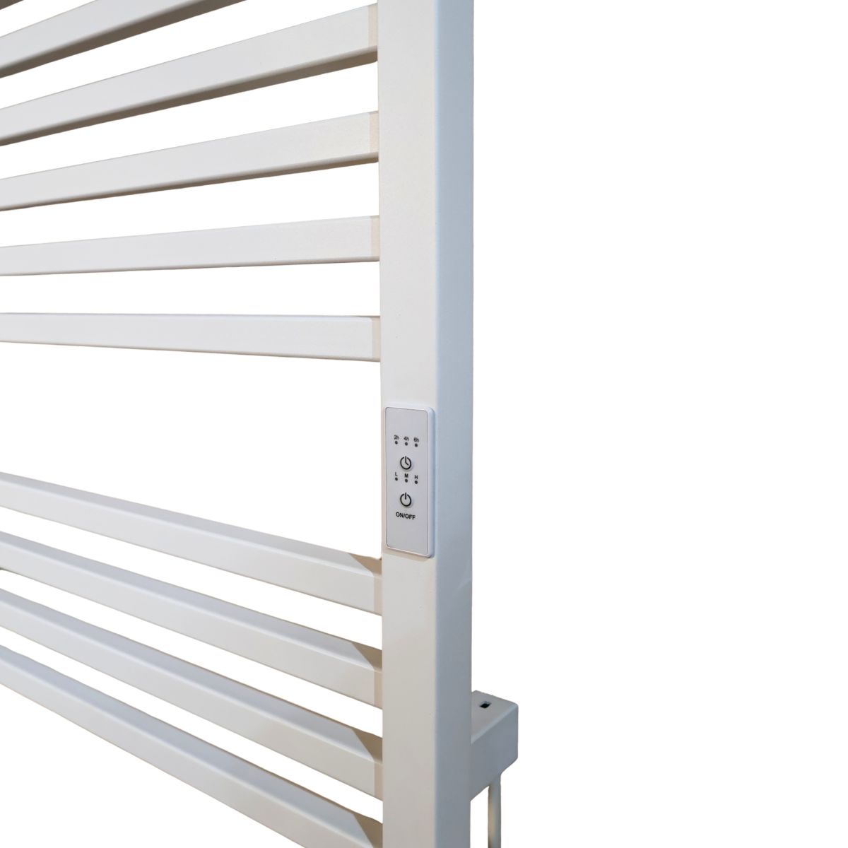 Рушникосушарка електрична Carino LORENZO з контроллером Білий матовий 790*490