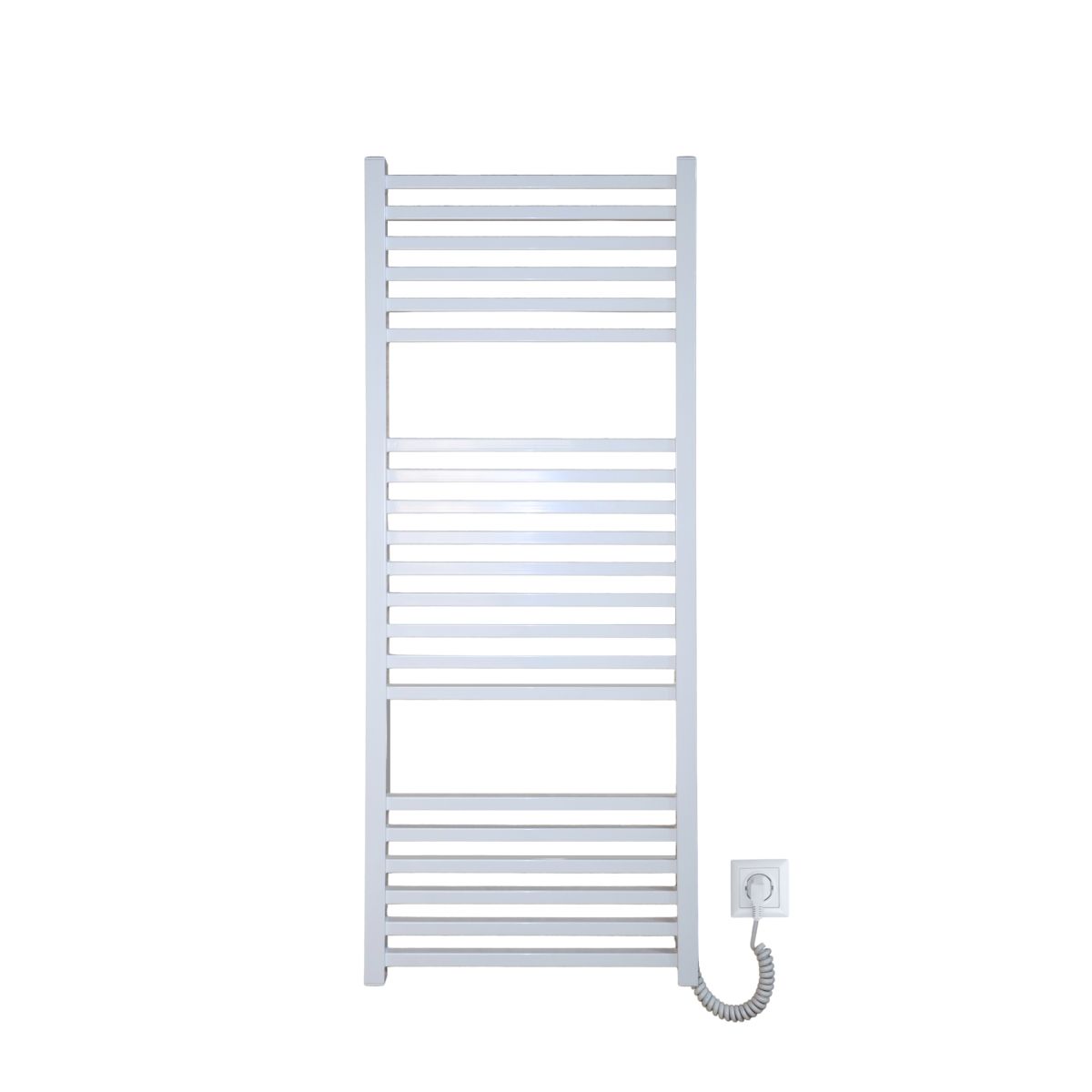 Рушникосушарка електрична Carino LORENZO з кнопкою Білий глянець 1190*490