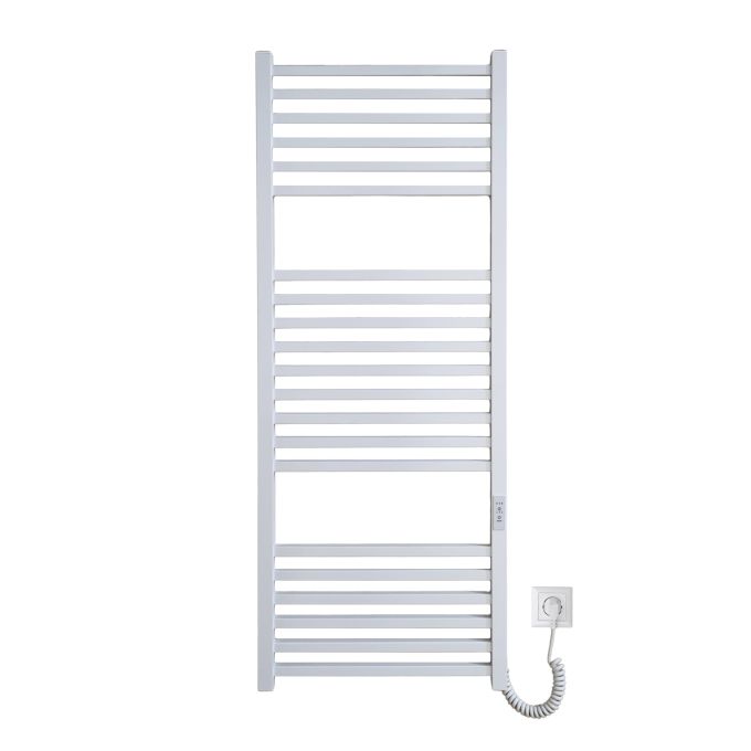 Рушникосушарка електрична Carino LORENZO з контроллером Білий матовий 1190*490